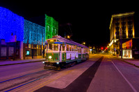 "Trolley Layover at Memphis Central"
