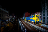 "Nightime Rail Reclaim on the Viaduct"