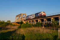 "Over Elm Fork at Sunset"