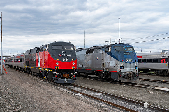"CDOT's P40s, Before & After" (Side)