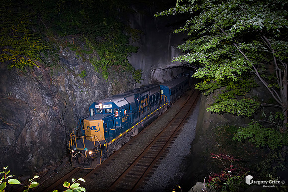 "CSX PTC Test Under the Tunnel"