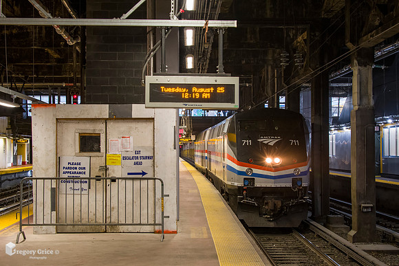 "Third Rail Test Train at NYP"