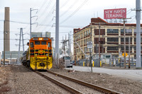 "Shoving to New Haven Terminal"