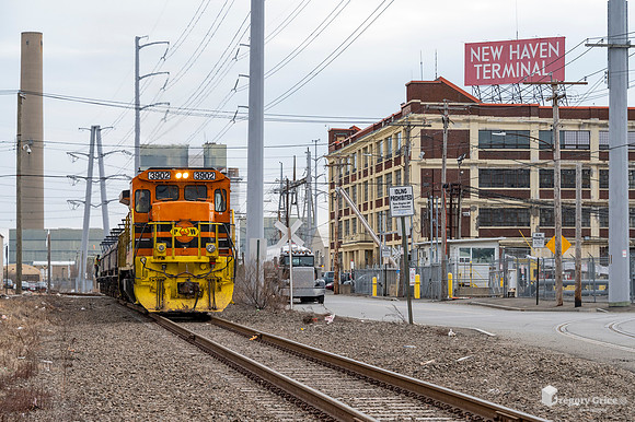 "Shoving to New Haven Terminal"