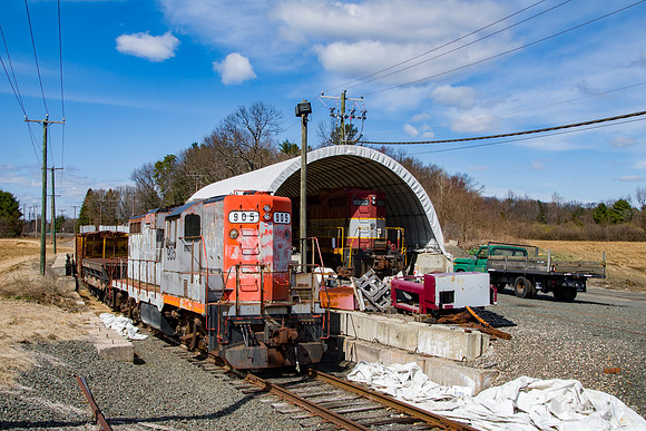 "Work Train at the CNZR Shops"